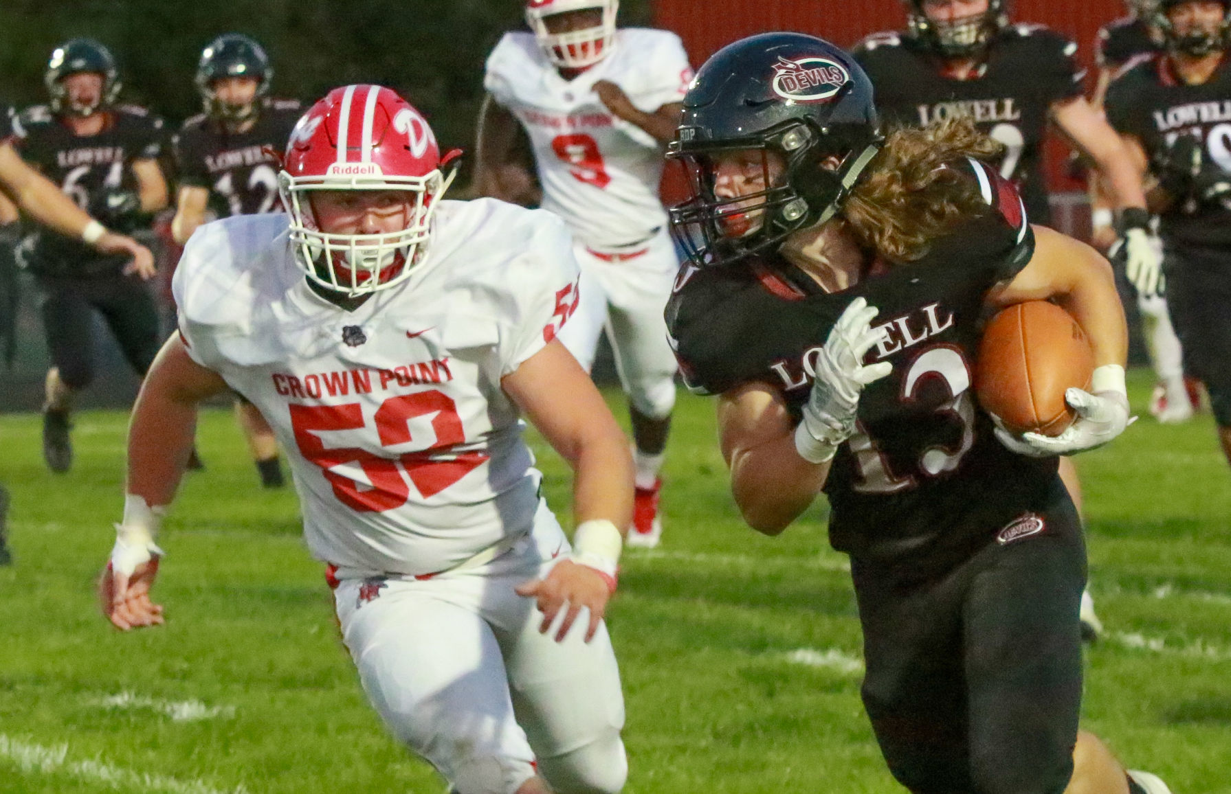 Crown Point at Lowell football opener